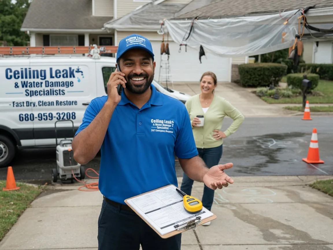 Ceiling Leak Cleanup Bedford, VA FAQs